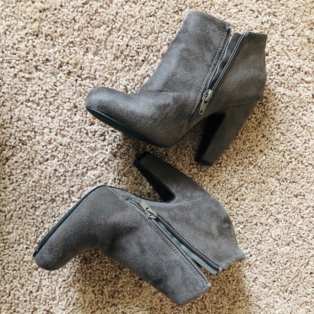 Gray Booties